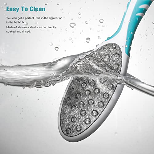 FVION Foot File Dead Hard Skin Remover – Pedicure Rasp Cracked Heels, Double Side Professional Callus Removal for Feet, Stainless Steel Foot Scra