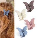 4 Pcs Butterfly Hair Clips Claw Clips for Thick Hair for Hair Small Hair Clips for Women Butterfly Claw Clips Cute Hair Clips Hair Accessories Ha