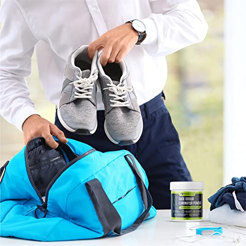Shoe Odour Eliminator Powder | Leaves Smelly Shoes Fresh & Clean | | Long Lasting & Natural Odor Remover Formula | 100g