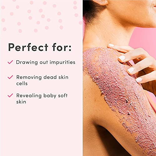 Sand & Sky Australian Pink Clay Smoothing Body Sand. Organic Exfoliating Body Scrub