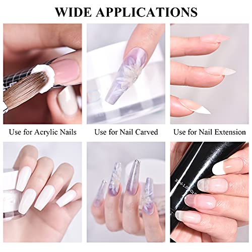 Alexnailart Kolinsky Sable Nail Brush Acrylic Brush for Acrylic Powder Nail Art Pen with Red Wooden Handle Manicure Design 12#