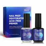 Elite99 Gel Nail Polish Nail Primer and Dehydrator, Superior Bonding Acid-free Nail Prep Set for Long Lasting Nail Art, For Acrylic Powder UV Pol