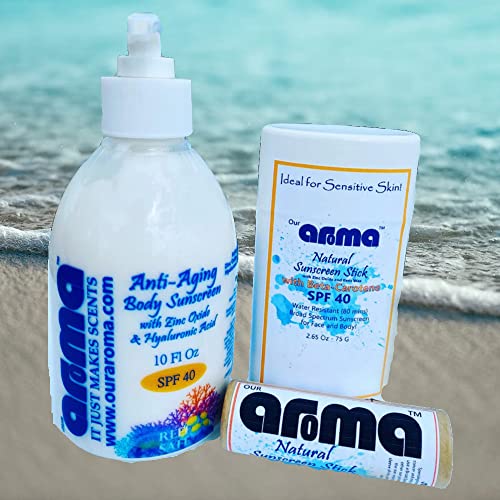 Our Aroma Original Sunscreen Face Stick, Broad Spectrum SPF 40 75g