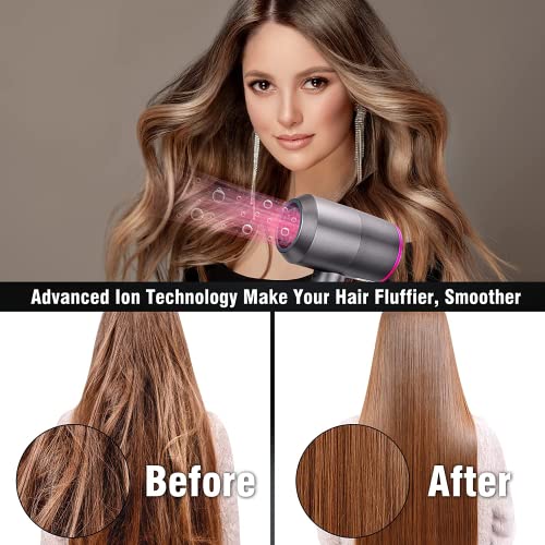 Professional Hair Dryer 2000W Fast Drying Ionic Hairdryer with Diffuser Hairdryer with 2 Speeds, 3 Heating and Cool Button for Women Man Home Tra