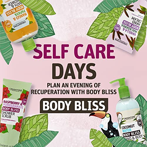 Creightons Body Bliss Raspberry and Pomegranate Shower Scrub (250 ml) - Revitalise Your Senses & Boost Your Energy with Juicy Extracts of Raspber