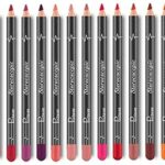 Beteligir Matte Lip Liner Pencil Set - 12 Assorted Colors Natural Lip Makeup Soft Pencils Waterproof and Long Lasting Velvet Lip Liners (01)