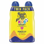 Banana Boat Sunscreen Kids Sport, Tear-Free Broad Spectrum Sunscreen Spray - SPF 50-6 Ounce Twin Pack
