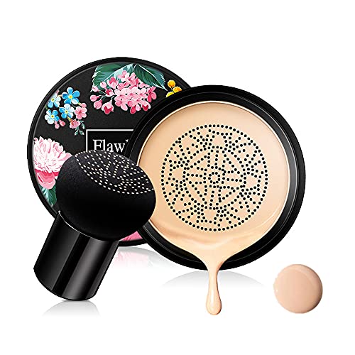 BB Mushroom Head Air Cushion CC Cream Foundation Cover Concealer Makeup Moisturizing Brightening Pigment Liquid Foundation, Even Skin Tone Makeup