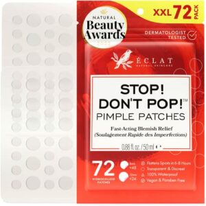 𝗪𝗜𝗡𝗡𝗘𝗥 𝟮𝟬𝟮𝟯* Pimple Patches for Face, Hydrocolloid Acne Patch, Acne Patches for Face to Cover Zit & Blemish, Invisible Blemish Patches, Suitable