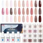 Lavender Violets 20 Pcs Dipping Powder System m962 9601 GROUP (French Nail)