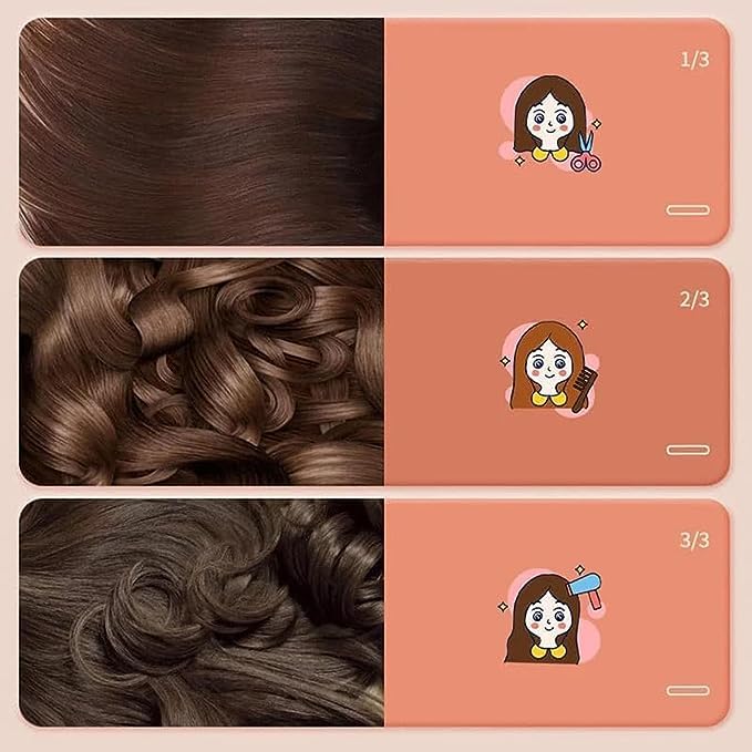 Jesshiny Mini Dual-Purpose Curling Iron,Hair Straightener and Curler 2 in 1,Ceramic Portable Mini Curling Iron Travel Size,USB Hair Iron Straight