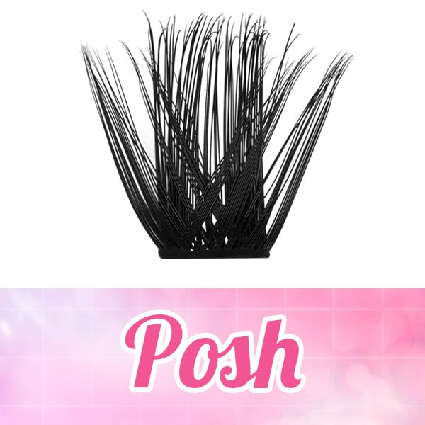 DIY Lash Extension Kit Cluster Lashes Kit with 208 Pcs Lash Clusters Lash Bond Remover Eyelash Applicator Beginner DIY Lashes Kit Easy to Use (In