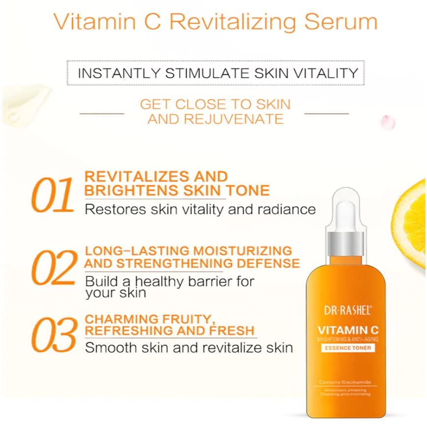 Dr. Rashel Vitamin C Brightening & Anti Aging Skin Care Series 5 Piece Set, Pack of 1