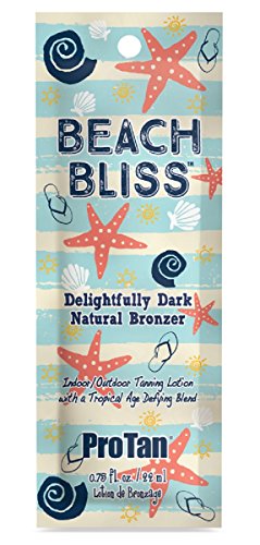 Pro Tan Beach Bliss natural bronzer sunbed tanning lotion cream (22ml sachet)