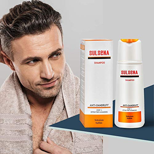 Selenium Sulphide Anti Dandruff Shampoo for Men and Women - Active Selenium Formula - Deep Sulfide Cleansing Nourishing Dandruff Shampoo to Relie