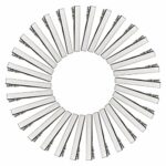 50pcs Metal Crocodile Alligator Hair Clips Bow (40mm)