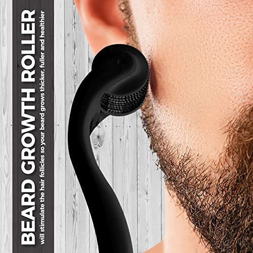 Viking Beard™ Beard Roller | 2x Rollers | 540 0.5MM Titanium Needles | Men, Beard Growth Roller, Beard Roller For Growth For Men, Derma Roller 0.