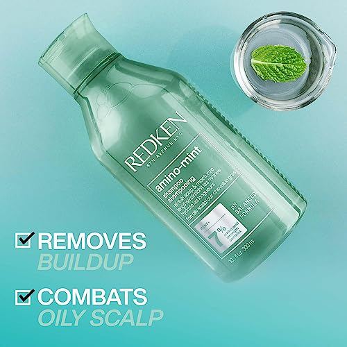 REDKEN Scalp Relief Shampoo, Soothing Formula, Cleanses and Purifies Greasy Hair and Sensitised Lengths, Refreshes the Roots and Adds No Weight,