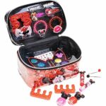 Disney Minnie Mouse - Townley Girl Zipper Cosmetic Train Case With Lip Gloss, Lip Balm, Hair Clips, Nail Stickers, Scrunchie and More, Ages 3+, f