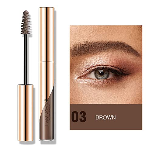 Eyebrow Gel, Eyebrow Dye/Eyebrow Tint/Semi-Permanent Eyebrow Gel Tattoo Brow Waterproof Sweat-proof,Fast Drying,Brow Gel (Brown)