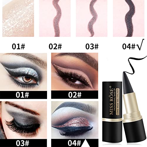 Black Eyeliner,Eyeliner Pencil Long Lasting, Quick Dry Waterproof Smudge Proof Makeup, Face Painting,Suitable For All Eye Shapes Eye Liner And Bo