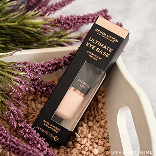 Makeup Revolution, Ultimate Eye Base Eye Primer, Light, 15 ml
