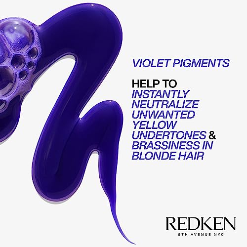 Redken Purple Shampoo, For Blonde Hair, Vi Violet Pigment, Color Extend Blondage, 300 ml