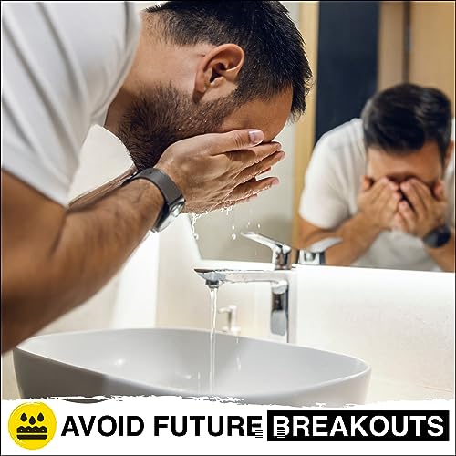 Lumin Men’s No-Nonsense Charcoal Cleanser/FaceWash (1.7oz.): Unclog Pores of Oil, Dirt and Pollution - Experience a Smooth and Fresh Face-Korean