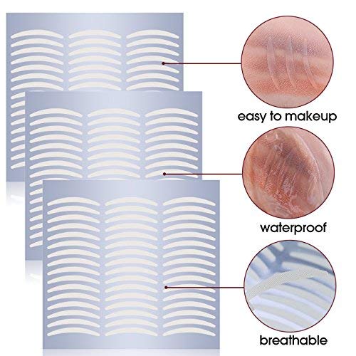 Natural Invisible Double Eyelid Tape, Self Self-adhesive One Side Sticky Eyelid Stickers - Instant Eye Lift Without Surgery - Perfect for Hooded,