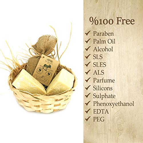 Dr.Ancient Donkey Milk Soap Bar Organic Natural Traditional Handmade Antique - Anti Ageing Skin Lightener, Moisturizer - Absolutely No Chemicals!