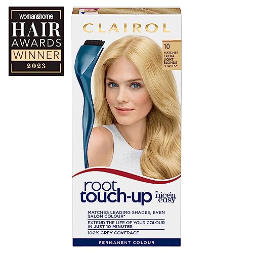 Clairol Root Touch-Up Permanent Hair Dye, 10 Extra Light Blonde