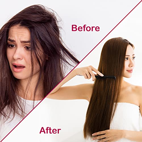 HY DOT Hair Comb - Rat Tail Comb Fine Tooth Pin Tail Comb Sectioning Hairdressing Styling Cutting Parting Tails Comb With Metail Tail & 2 large S