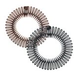 Full Circular Stretch Comb, 2 Pcs Stretch Hair Comb Band, Flexible Plastic Circle Comb, Circular Tooth Headband Brand: CCLKHY