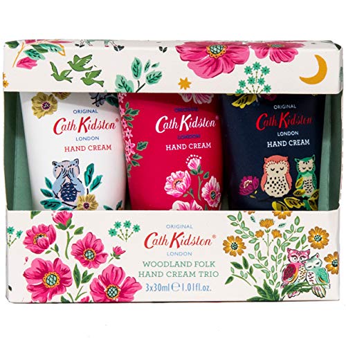 Cath Kidston Blossom Birds Assorted Hand Cream Trio Gift Set | Enriched With Shea Butter | Cruelty Free & Vegan Friendly | Travel Friendly Sizes