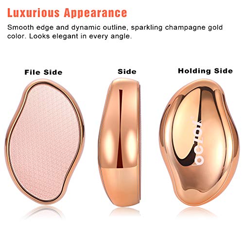 BEZOX 2in1 Nano Glass Foot File for Foot Spa, Home Salon -Highly Effective Callus Remover Wake Up Velvety Feet -High-Density Fine Nano Glass Not