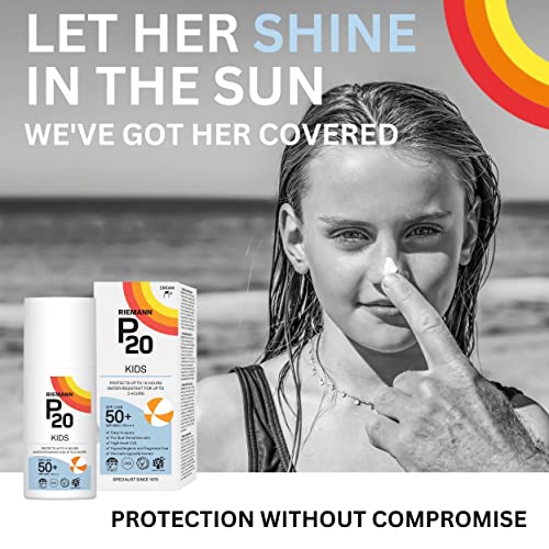 RIEMANN P20 Sun Cream For Kids SPF50+ ml Long Lasting Protection for up to 10 Hours Water Resistant for up to 3 Hours Suitable for children aged