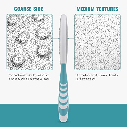 FVION Foot File Dead Hard Skin Remover – Pedicure Rasp Cracked Heels, Double Side Professional Callus Removal for Feet, Stainless Steel Foot Scra