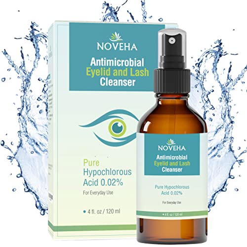 Eyelid and Lash Cleanser | Fast Acting Soothing Formula, Effective Relief from Irritation, Dry Eyes, Styes and Blepharitis, 0.02% Pure and Gentle
