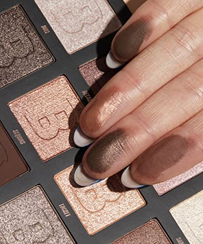 BEAUTY BAY Neutral 16 Piece Colour Eyeshadow Palette Gift Set - Make up Beauty Products - Vegan Gifts for Women - PETA Certified Cruelty Free - M