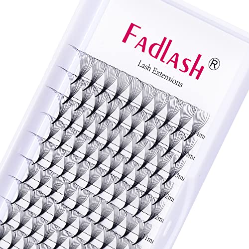 Russian Lashes 14D 0.07 Thickness D Curl 8-14mm Mix Tray Russian Lashes Premade Russian Volume Lashes Pre Made Fan Lashes Volume Lashes Pre Made