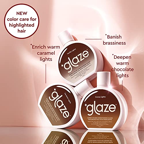 Glaze Super Colour Conditioning Gloss 190ml (2-3 Hair Treatments) Award Winning Hair Gloss Treatment & Semi Permanent Hair Dye. No Mix Hair Mask