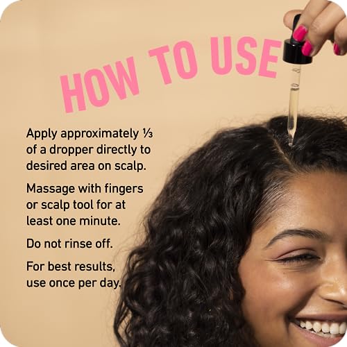 BOLDIFY Hair Growth Serum, All Natural Scalp Treatment, Contains 30 Natural Hair Boosters, Growth Oil for Women & Men, Lightweight Non-Greasy Ser