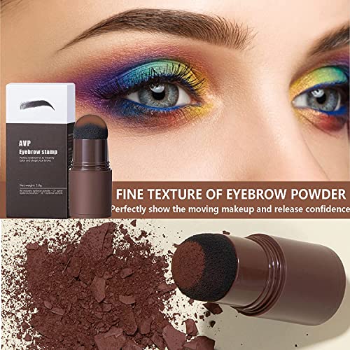 Eyebrow Stencil Kit, Eyebrow Stamp Kit, Waterproof Brow Stamp Shaping Kit, Eyebrow Powder Stencil Kit, Eyebrow Stamp Makeup Tools with 10 Reusabl