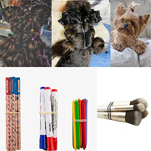 ILamourCar 250pcs Elastic Hair Bands, Hair Elastic Bands for Women, Elastic Hair Ties, Hair Elastic, Small Hair Bands, Clear Rubber Bands for Hai