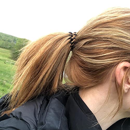 Smukdoo Spiral Hair Ties,8 PCS Plastic Hair Coil Bands Telephone Cord Bobbles Hairbands Elastic Spiral Ponytail Holder for Women Girls