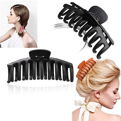 Large Hair Claw Clips Plastic Hair Jaw Clamp Non-Slip Strong Hold Fashion Headwear Hair Clips Claw Hair Claw Clips for Thick Hair for Women Girls