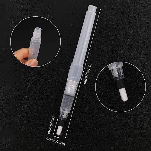 Refillable Nail Oil Pen Pack, 3Pcs Cuticle Oil Pen, Reusable Empty Pinch Press Pen Portable Sub-Bottling Pen to Oil, Liquid Foundation, Cosmetics