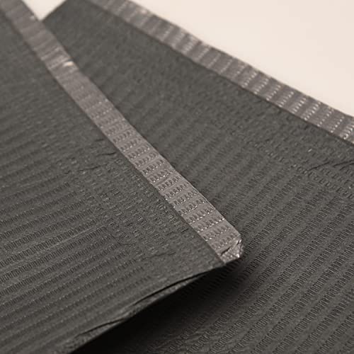 MFUOE 125 Pieces Black Tattoo Table Mats Tattoo Tray Covers Disposable Black Square Pad Scarf Towel for Tattoo (Black)