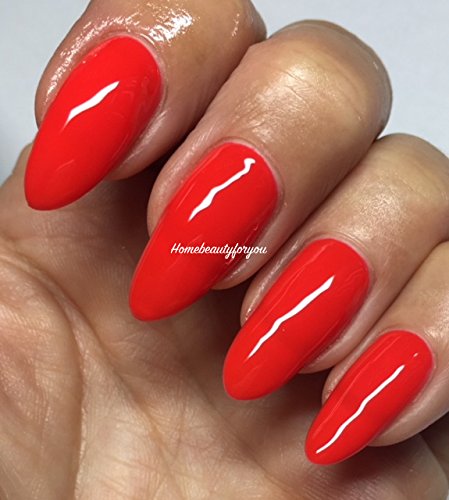 Bluesky Kiss Me Red Special Edition Bright Red Nail Gel Polish UV LED Soak Off 10ml
