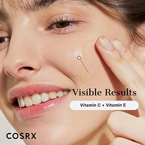 COSRX Pure Vitamin C 23% Serum with Vitamin E (Ascorbic acid) & Hyaluronic Acid, Hydrating Facial Serum, Reduces Fine Lines 0.67 fl.oz / 20 ml